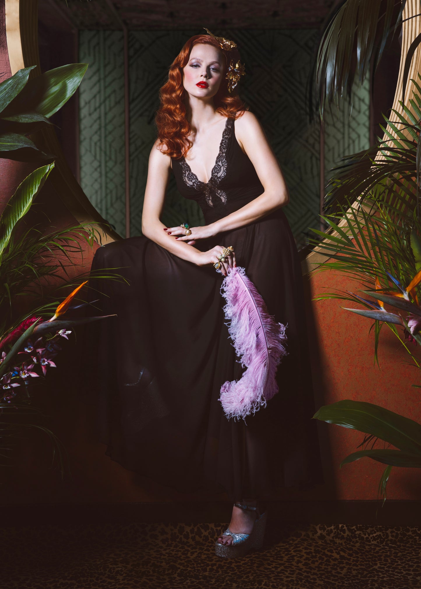 Rita Silk 1940's Gown in Ivory