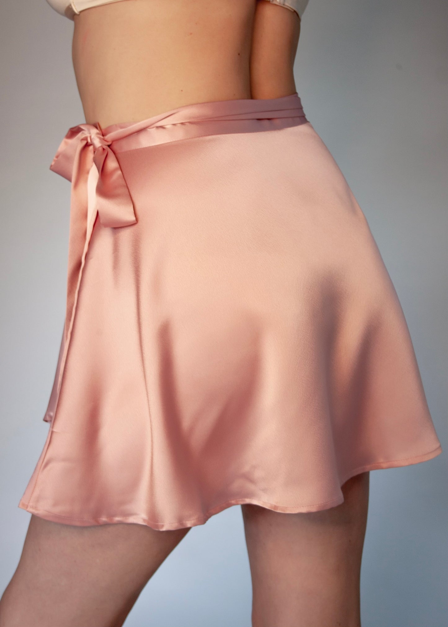 Margot Mini Ballet Skirt in Blush Pink