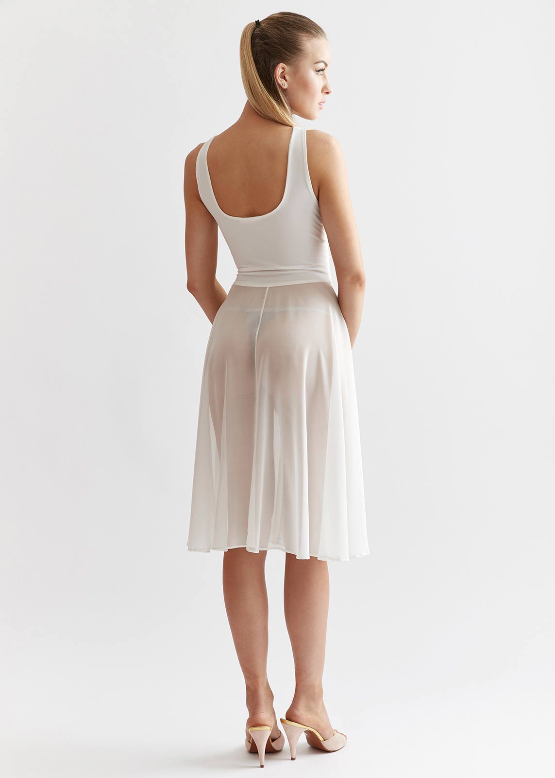 Rita Silk 1940's Slip in Ivory