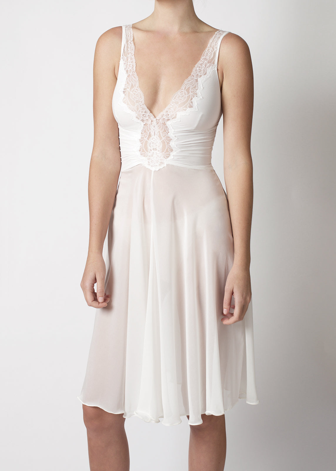 Rita Silk 1940's Slip in Ivory