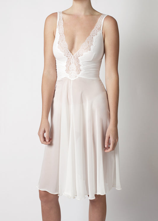 Rita Silk 1940's Slip in Ivory